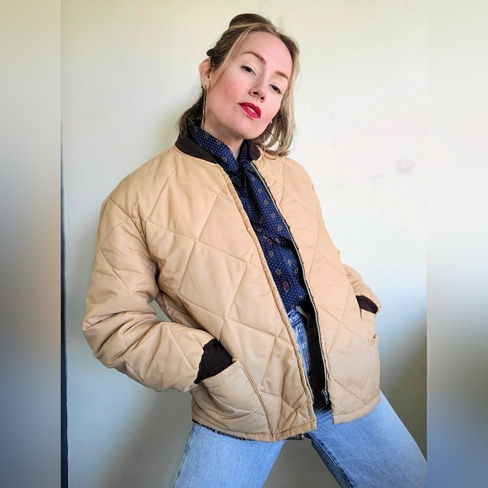 The Frigid Master French Canadian Quilted Vintage Puffer L-XL